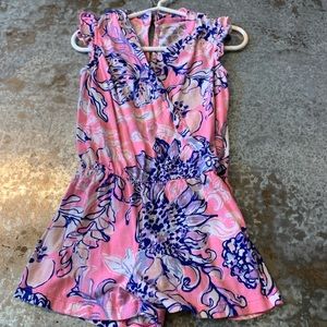 Lilly Pulitzer XS 2-3 Floral Romper Like New